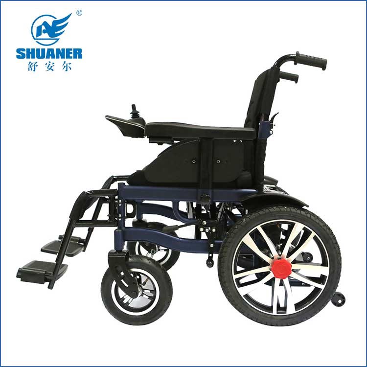 Paglalapat ng foldable electric wheelchair