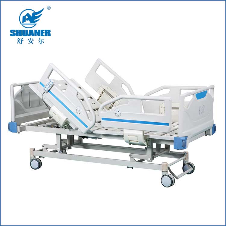 Electric ICU Hospital Medical Bed na may 3-Function