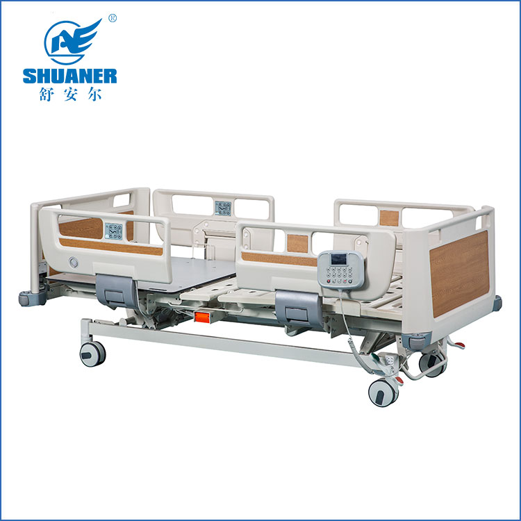 Five-Function ABS Side rails Electric Hospital Bed(CPR)