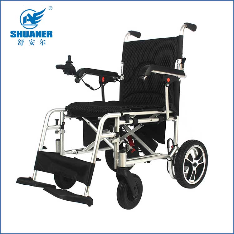 De-kalidad na Matanda na Madaling Kinokontrol Magaang Electric Power Wheelchair