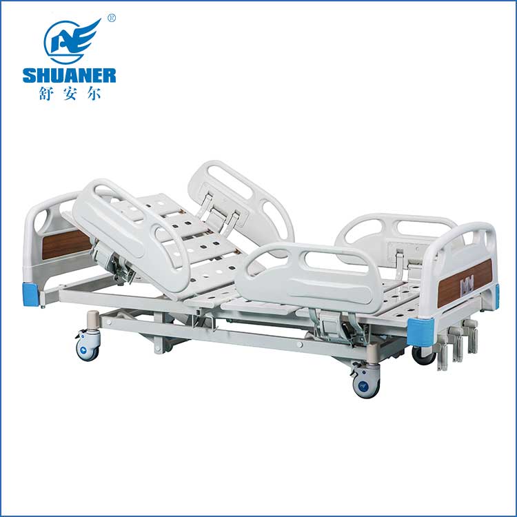 Three-Function Manual Hospital Bed na may ABS Side Rails